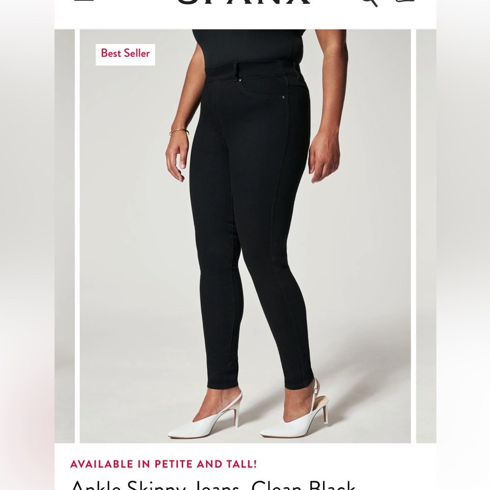 Spanx Ankle Skinny Jeans Large
